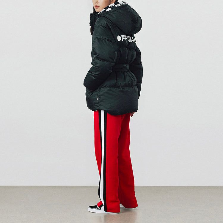 (WMNS) Vans Hooded Puffer Jacket 'Black' VN0A4UTGBLK sold by KicksCrew product image thumbnail 5