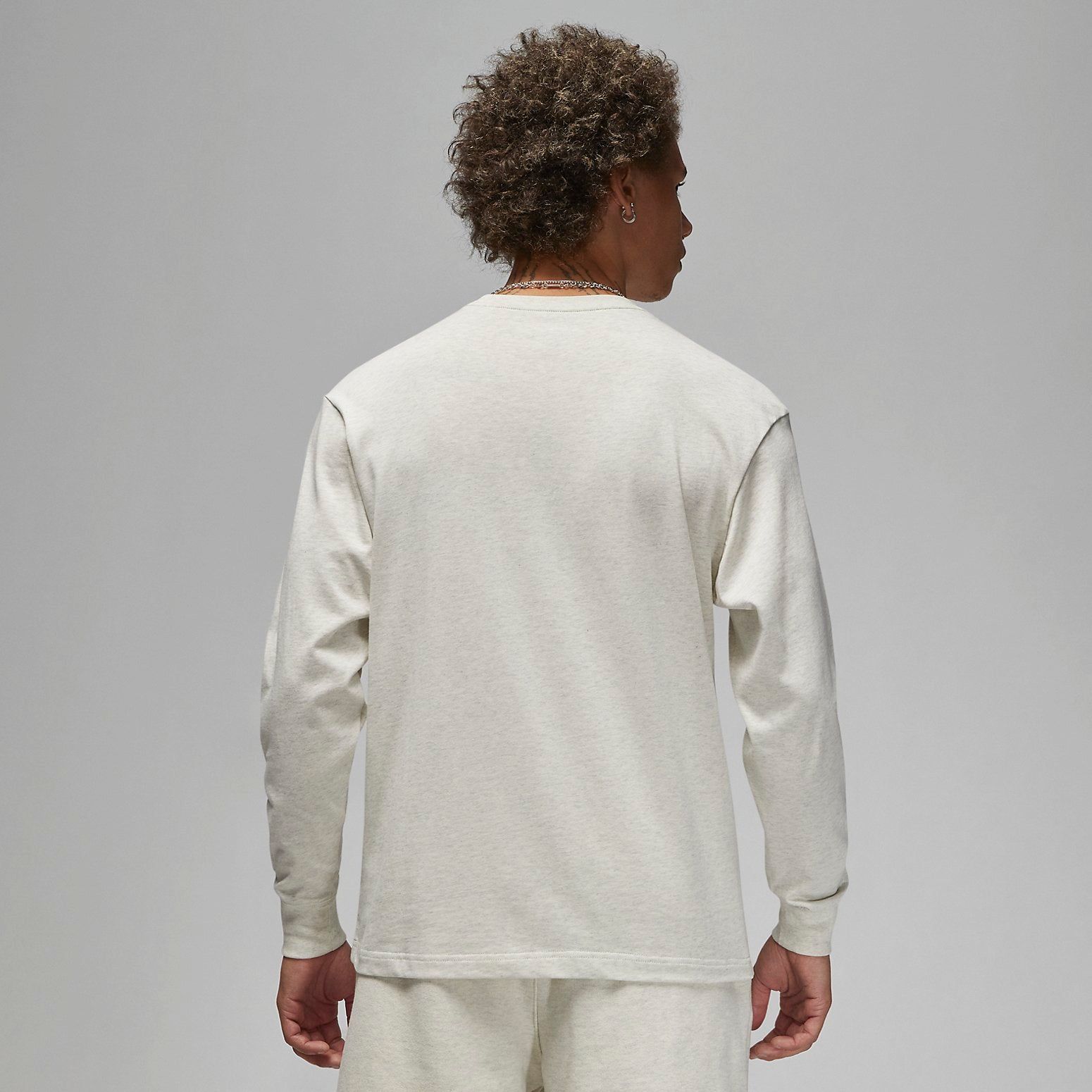 Air Jordan Wordmark Long-Sleeve T-Shirt 'White' FJ0702-141 sold by KicksCrew product image thumbnail 3