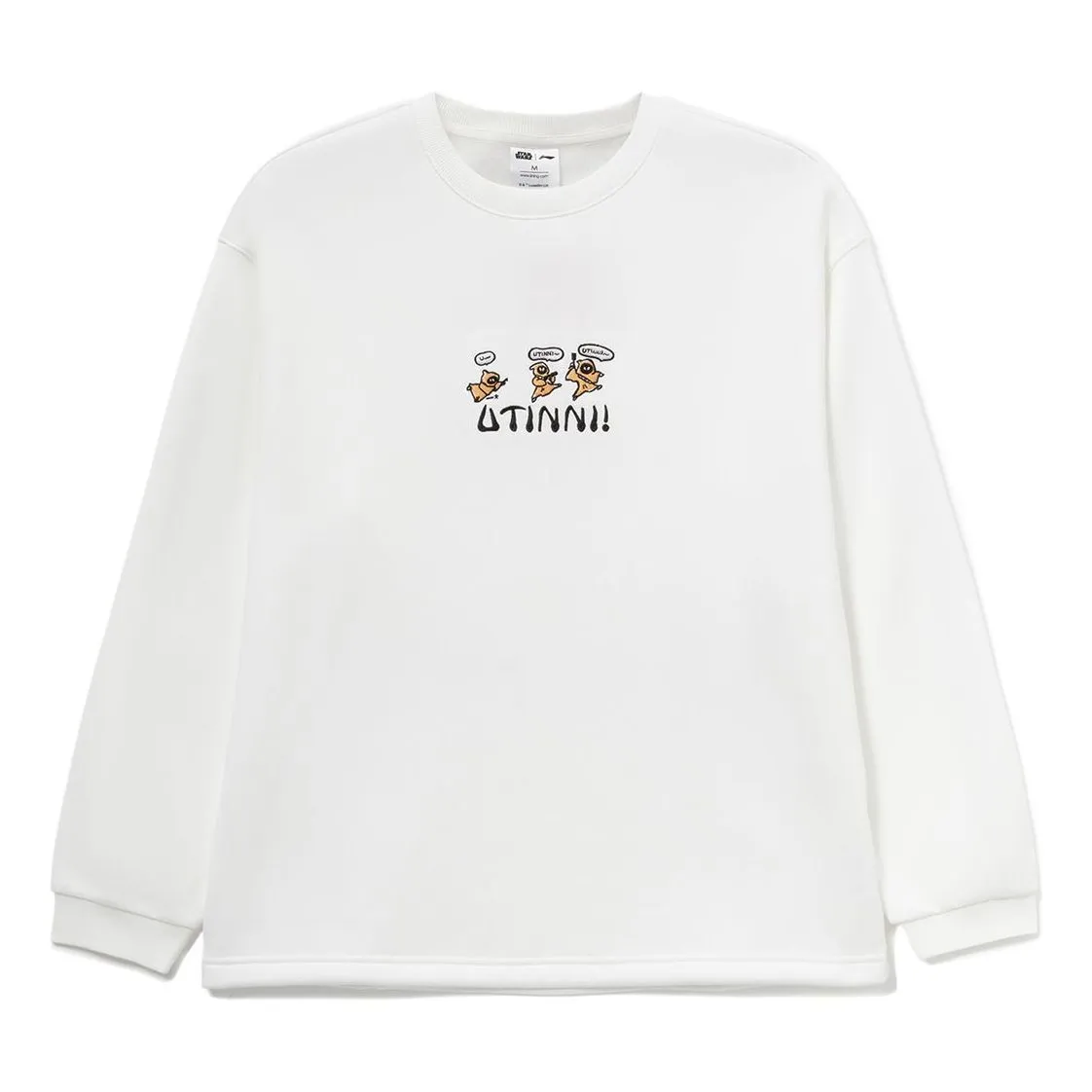 (WMNS) Li-Ning x Star Wars Graphic Sweatshirt 'White' AWDRG74-3 sold by KicksCrew