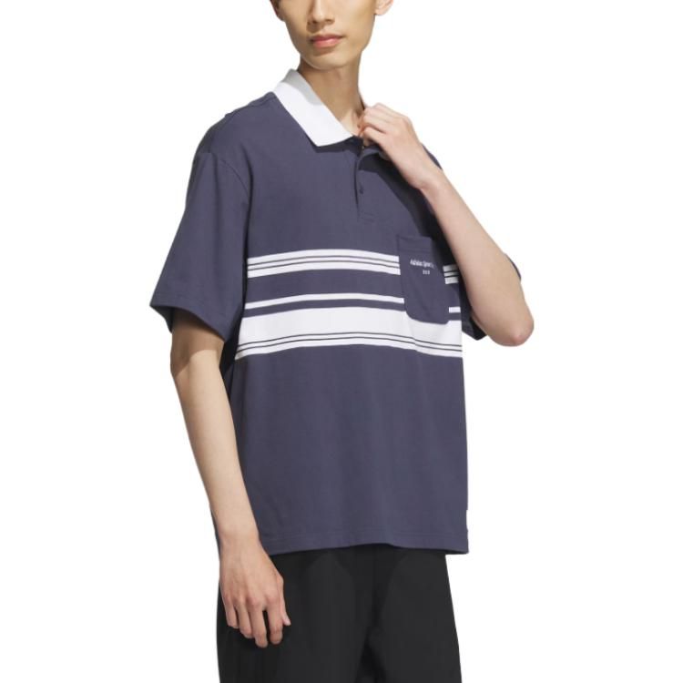 Adidas SPW SS Polo Shirts 'Navy White' IS4945 sold by KicksCrew product image thumbnail 4