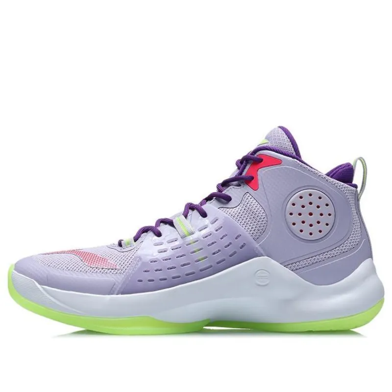 Li-Ning Basketball Casual Shoes 'Purple Green' ABAR065-3 sold by KicksCrew