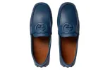Gucci Interlocking G Leather Driver Shoes 'Blue' 730148-1XH60-4236 sold by KicksCrew