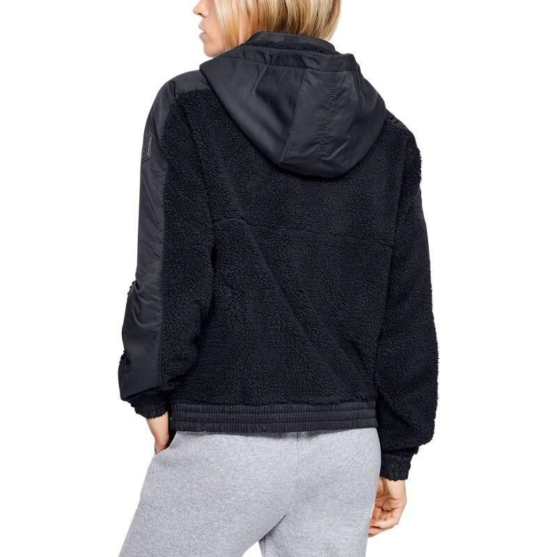 (WMNS) Under Armour Always On Sherpa Jacket 'Black' 1355383-001 sold by KicksCrew product image thumbnail 5
