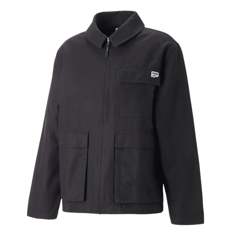 PUMA Downtown Chore Jacket 'Black' 538366-01 sold by KicksCrew