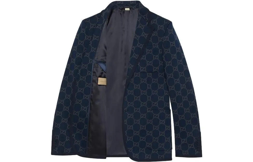 Gucci GG Cotton Jacket 'Blue' 770398-ZAO35-4544 sold by KicksCrew product image thumbnail 2