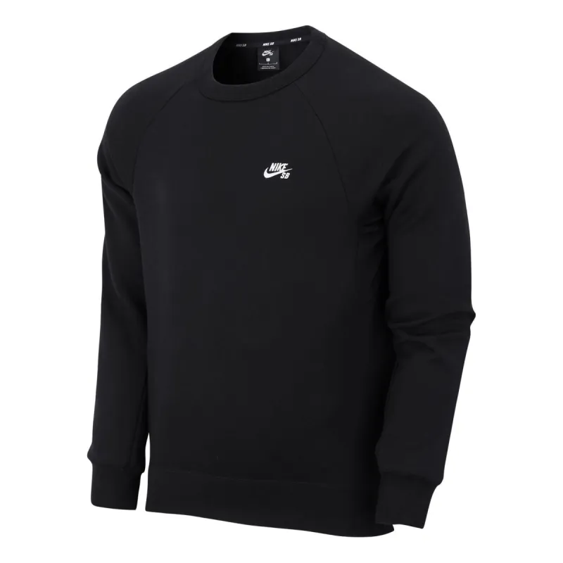 Nike SB Icon Crew Sweatshirt 'Black' AQ9564-010 sold by KicksCrew