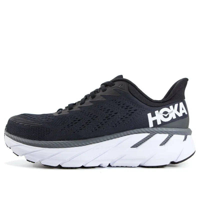 HOKA ONE ONE Clifton 7 Low 'Black White' 1110534-BWHT sold by KicksCrew
