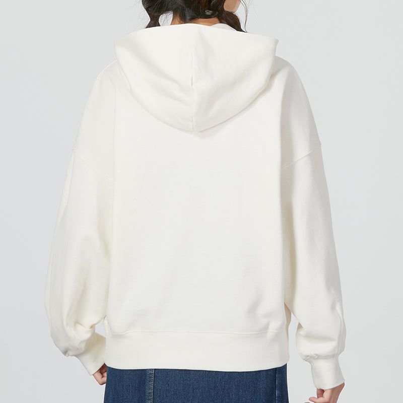 (WMNS) PUMA Classic Oversized Hoodie TR 'White Grey' 673576-99 sold by KicksCrew product image thumbnail 4