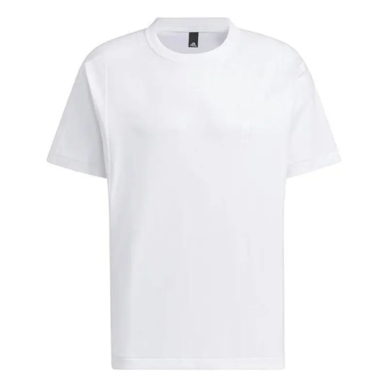 adidas Casual Pullover Sports T-Shirt 'White' IX4273 sold by KicksCrew