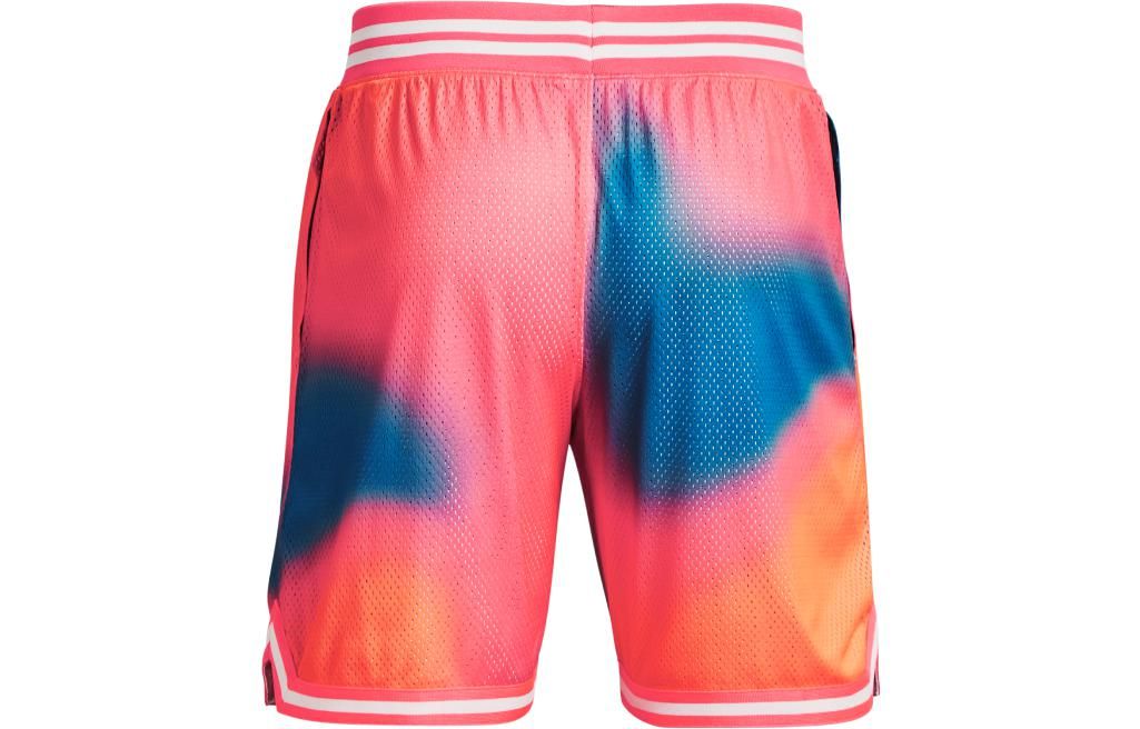 Under Armour Curry 8 inch Heavyweight Mesh Basketball Shorts 'Pink Tie Dye' 1377305-683 sold by KicksCrew product image thumbnail 2