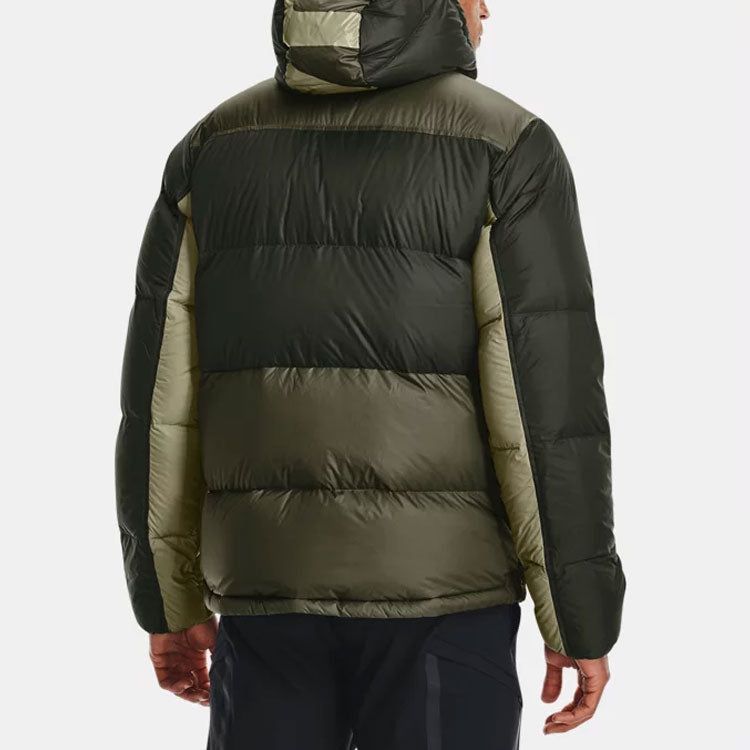 Under Armour ColdGear Infrared Down Blocked Jacket 'Black Olive' 1364895-310 sold by KicksCrew product image thumbnail 5