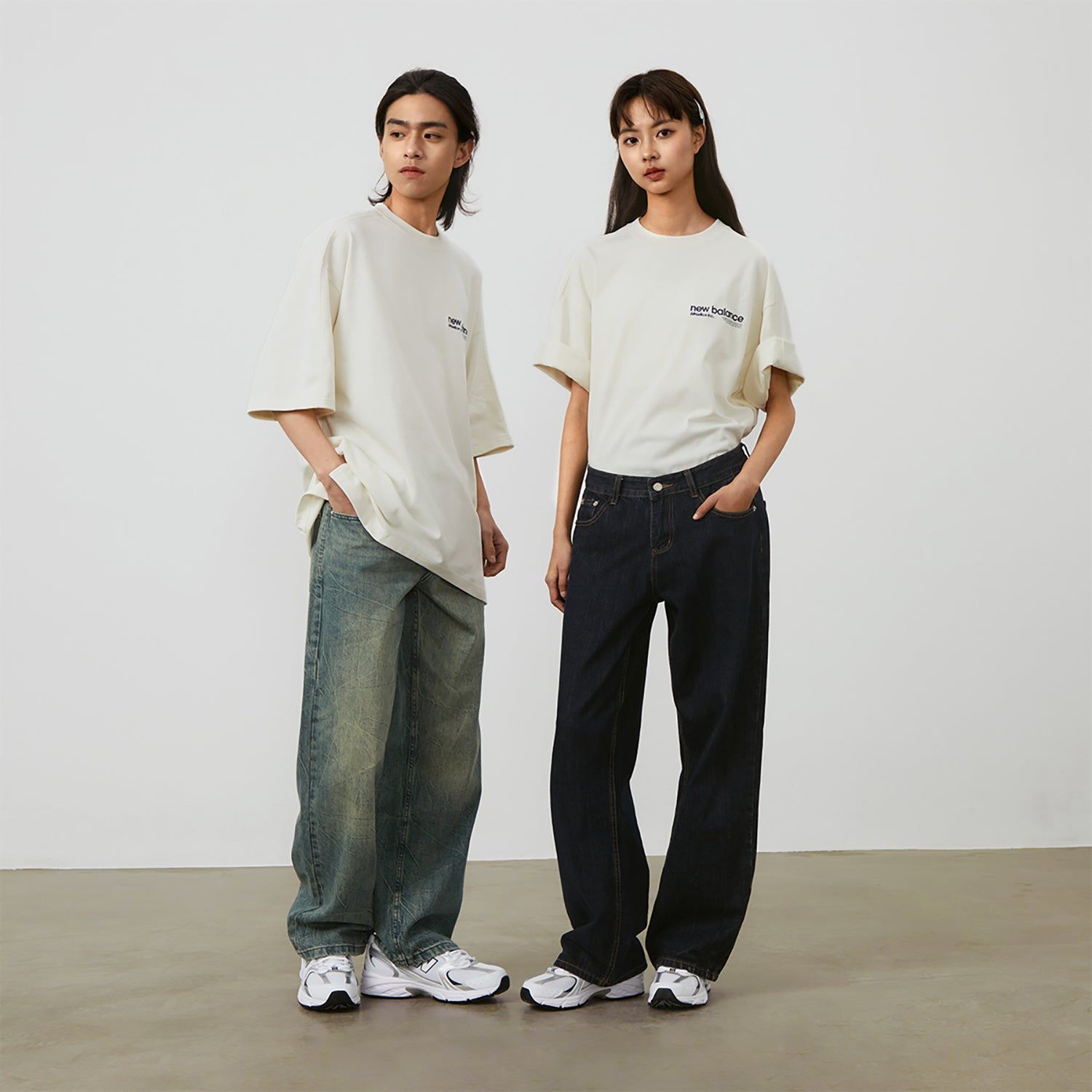 New Balance Wordmark Logo T-Shirt 'White' AMT42301-CIC sold by KicksCrew product image thumbnail 4