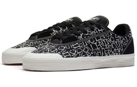 Li-Ning Wave Pro Low 50/50 'Black White' AECS039-2 sold by KicksCrew