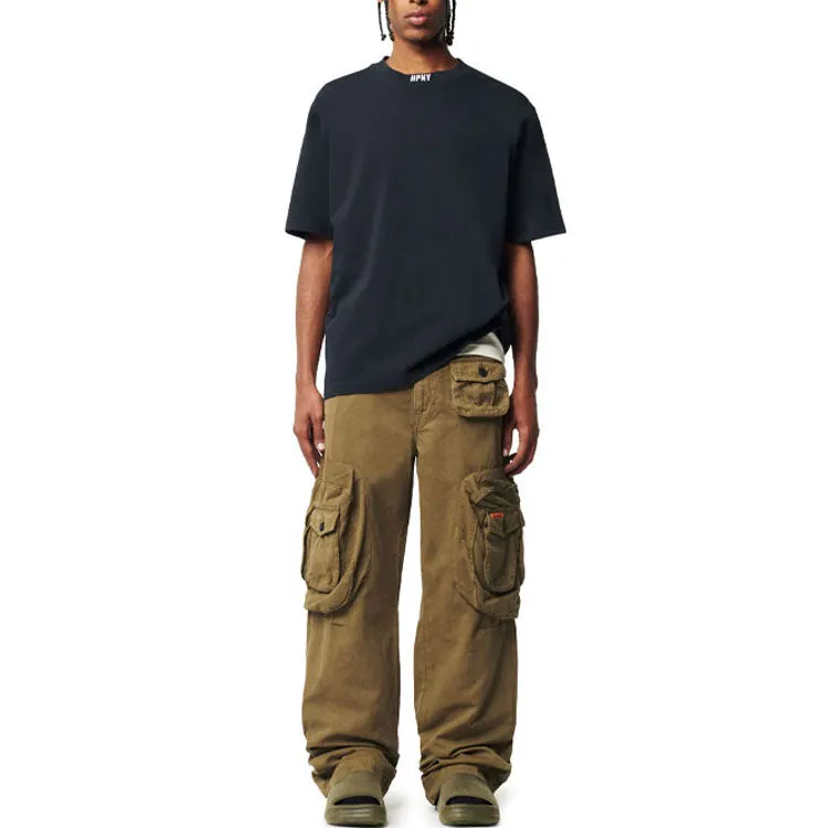 HERON PRESTON FW22 Emblem T-shirt 'Black White' HMAA034C99JER0021001 sold by KicksCrew product image thumbnail 3