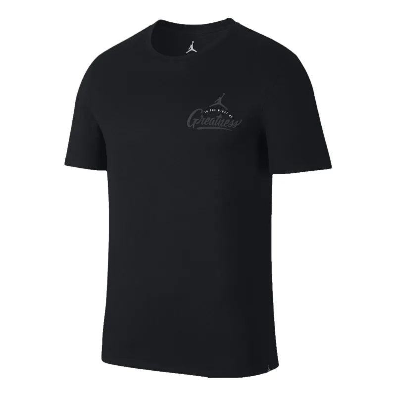 Air Jordan Midst Of Greatness Tee 'Black' 916040-010 sold by KicksCrew