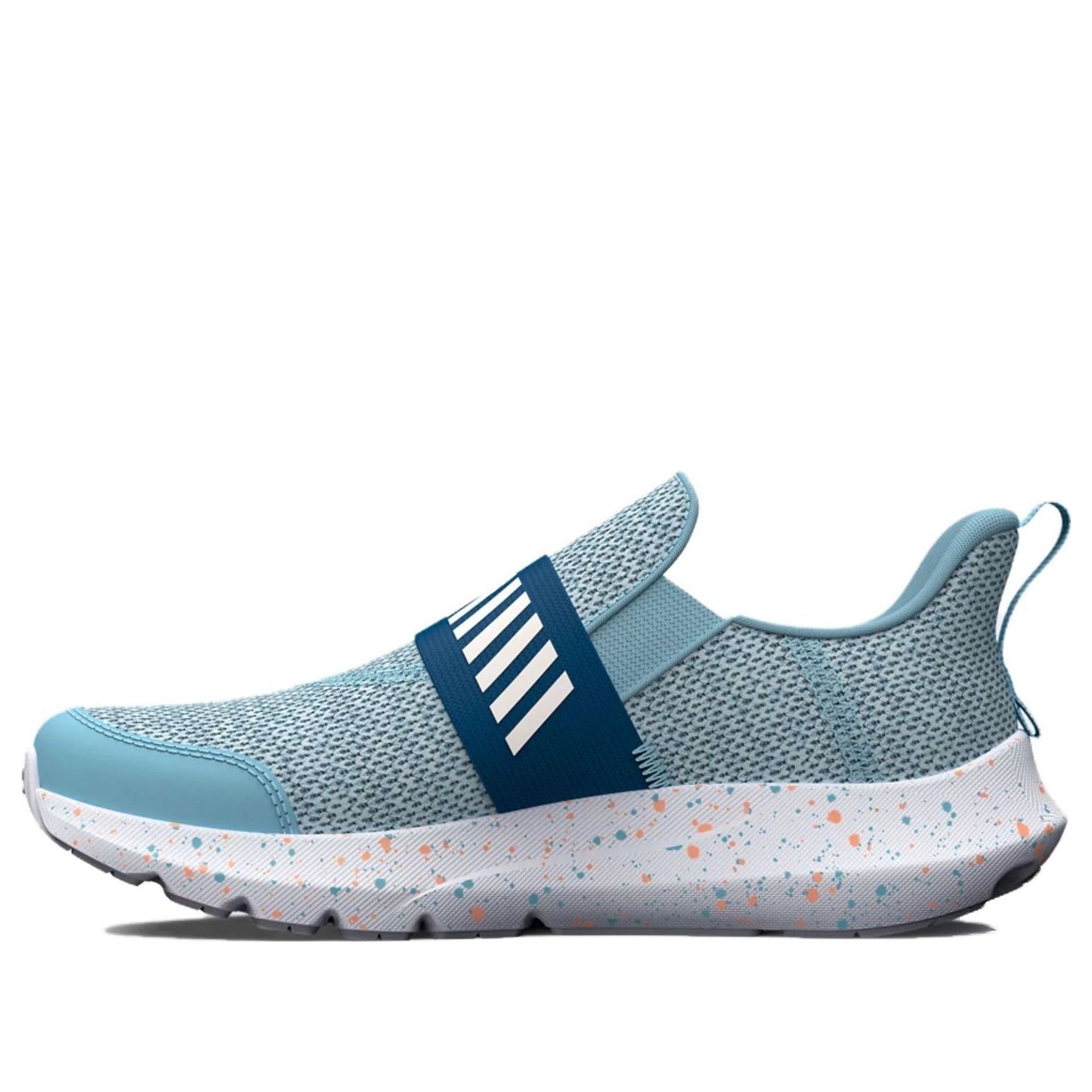 (PS) Under Armour Surge 3 Slip On Paint Splatter Running Shoes 'Blue Teal' 3026870-400 sold by KicksCrew