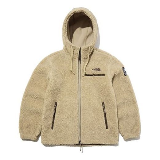 THE NORTH FACE Hood Fleece Eco Jacket 'Brown' NJ4FL57B sold by KicksCrew