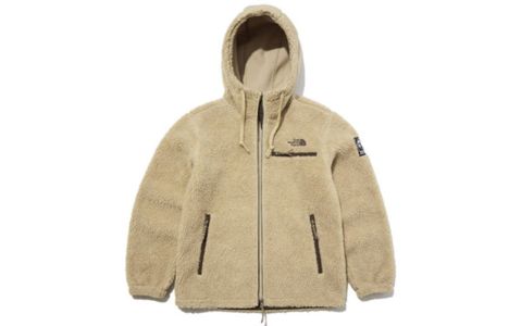THE NORTH FACE Hood Fleece Eco Jacket 'Brown' NJ4FL57B sold by KicksCrew