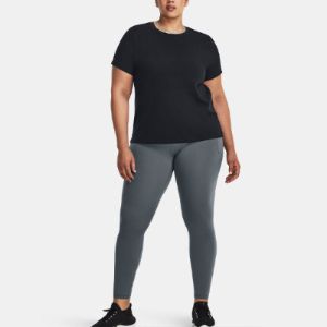 (WMNS) Under Armour Meridian Short Sleeve T-Shirt 'Black' 1380166-001 sold by KicksCrew