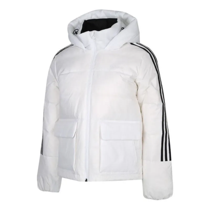(WMNS) Adidas Neo Brnd Lwd Jackets 'White' GJ8833 sold by KicksCrew