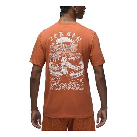 Air Jordan Artist Series by Umar Rashid T-Shirt 'Light Sienna' DX9559-812 sold by KicksCrew