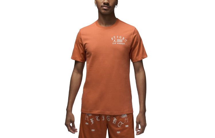 Air Jordan Artist Series by Umar Rashid T-Shirt 'Light Sienna' DX9559-812 sold by KicksCrew product image thumbnail 3