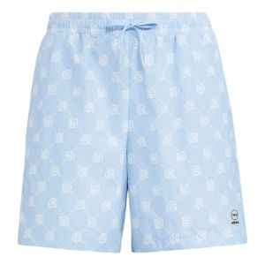(WMNS) Adidas Neo Pattern Printing Lacing Casual Sports Shorts 'Blue' IB5843 sold by KicksCrew