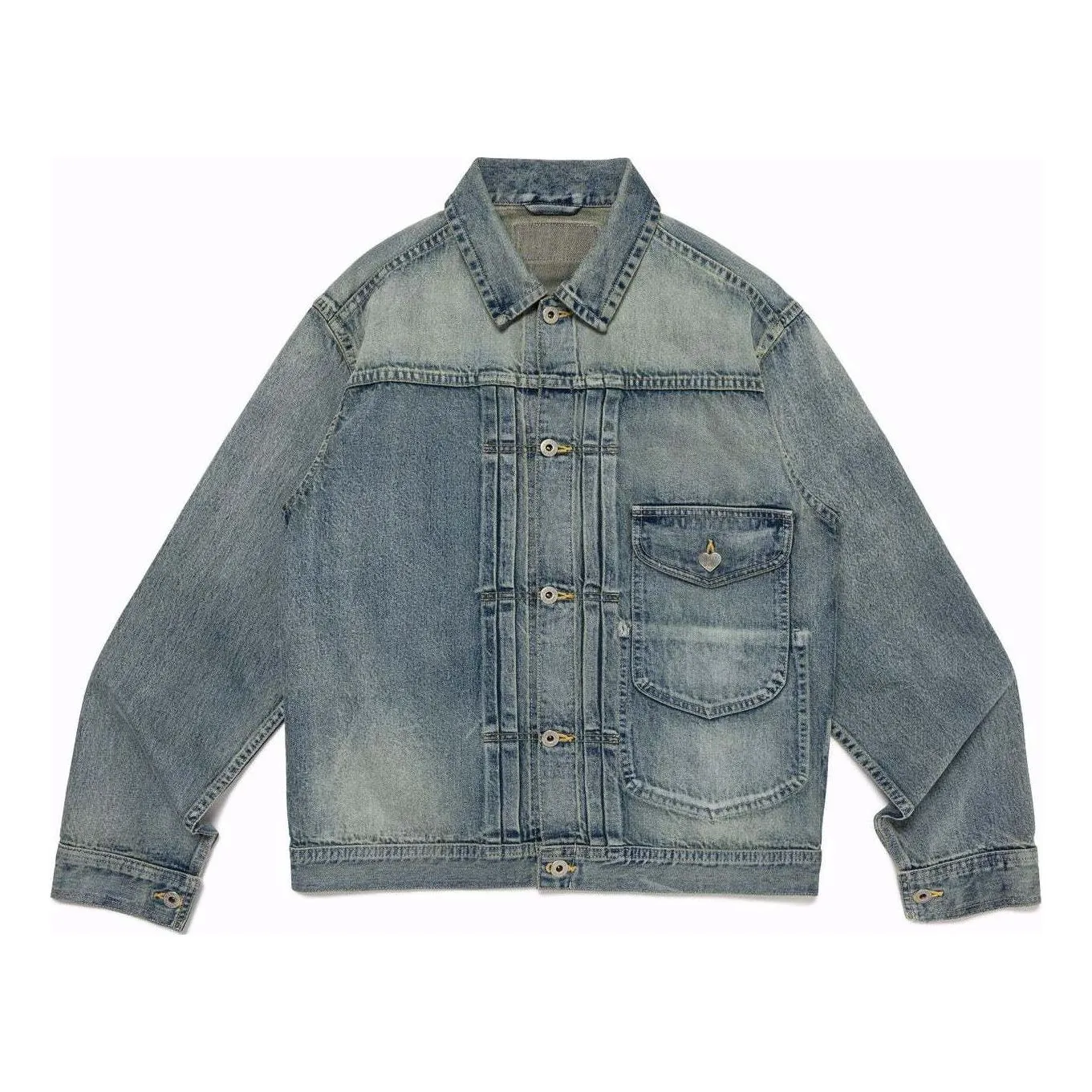 HUMAN MADE Denim Work Jacket 'Indigo' XX27JK012 sold by KicksCrew