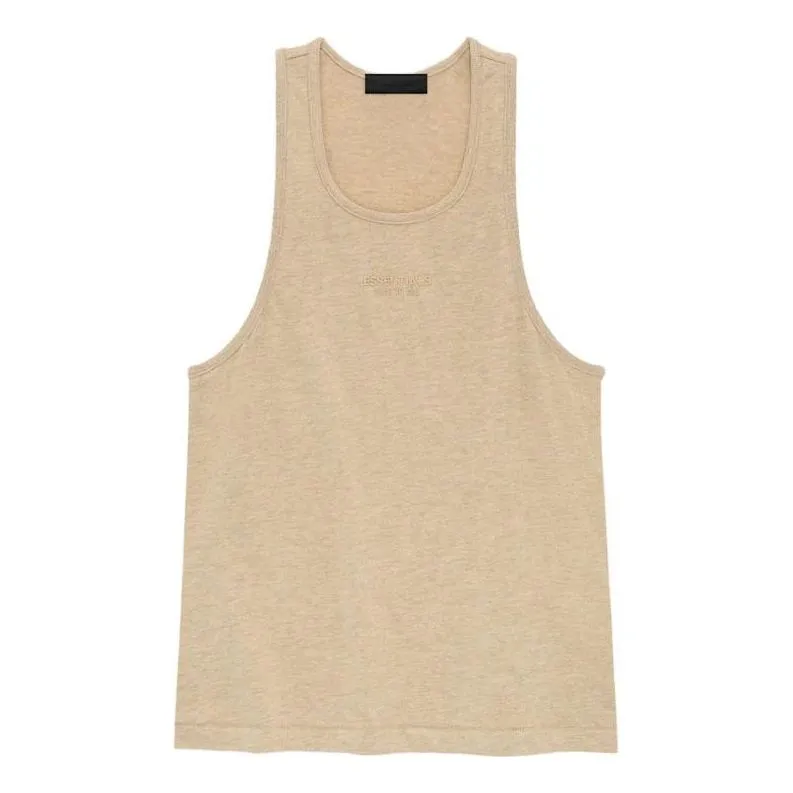 (WMNS) Fear of God Essentials FW23 Tank 'Gold Heather' 125BT235223FW sold by KicksCrew