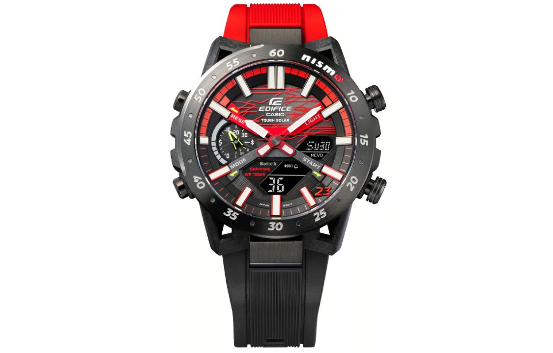 CASIO Digital-Analog 'Red Black Grey' ECB-2000NIS-1A sold by KicksCrew product image thumbnail 3