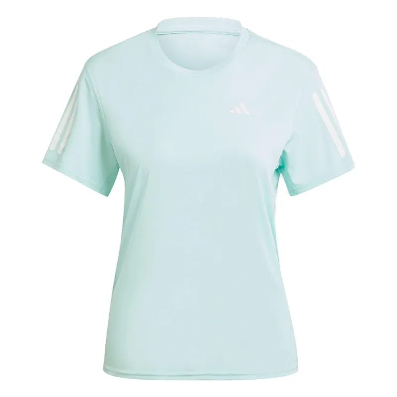 (WMNS) adidas Own the Run T-Shirt 'Blue' IL4131 sold by KicksCrew