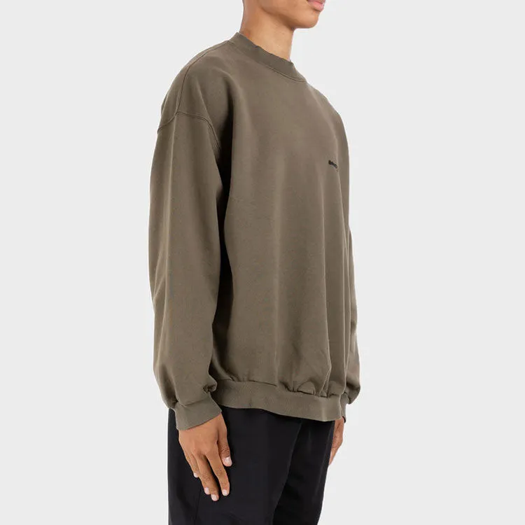 Balenciaga Strike 1917 Crewneck Sweater Oversized 'Khaki' 699212TMVH22930 sold by KicksCrew product image thumbnail 4