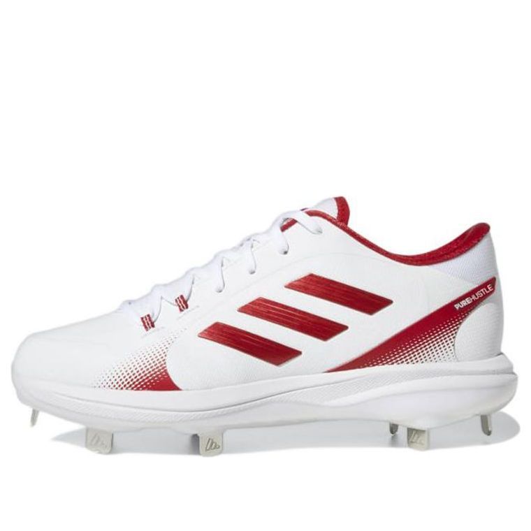 (WMNS) adidas Purehustle 2.0 Cleats 'White Red' H00986 sold by KicksCrew
