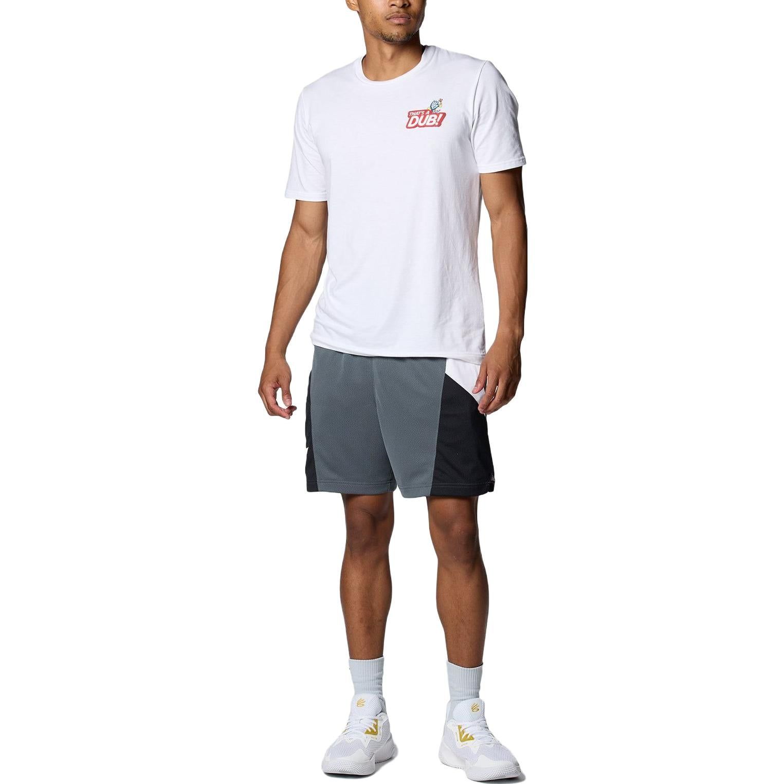 Under Armour Curry Dub Goat Basketball T-shirt 'White' 1379857-100 sold by KicksCrew product image thumbnail 3