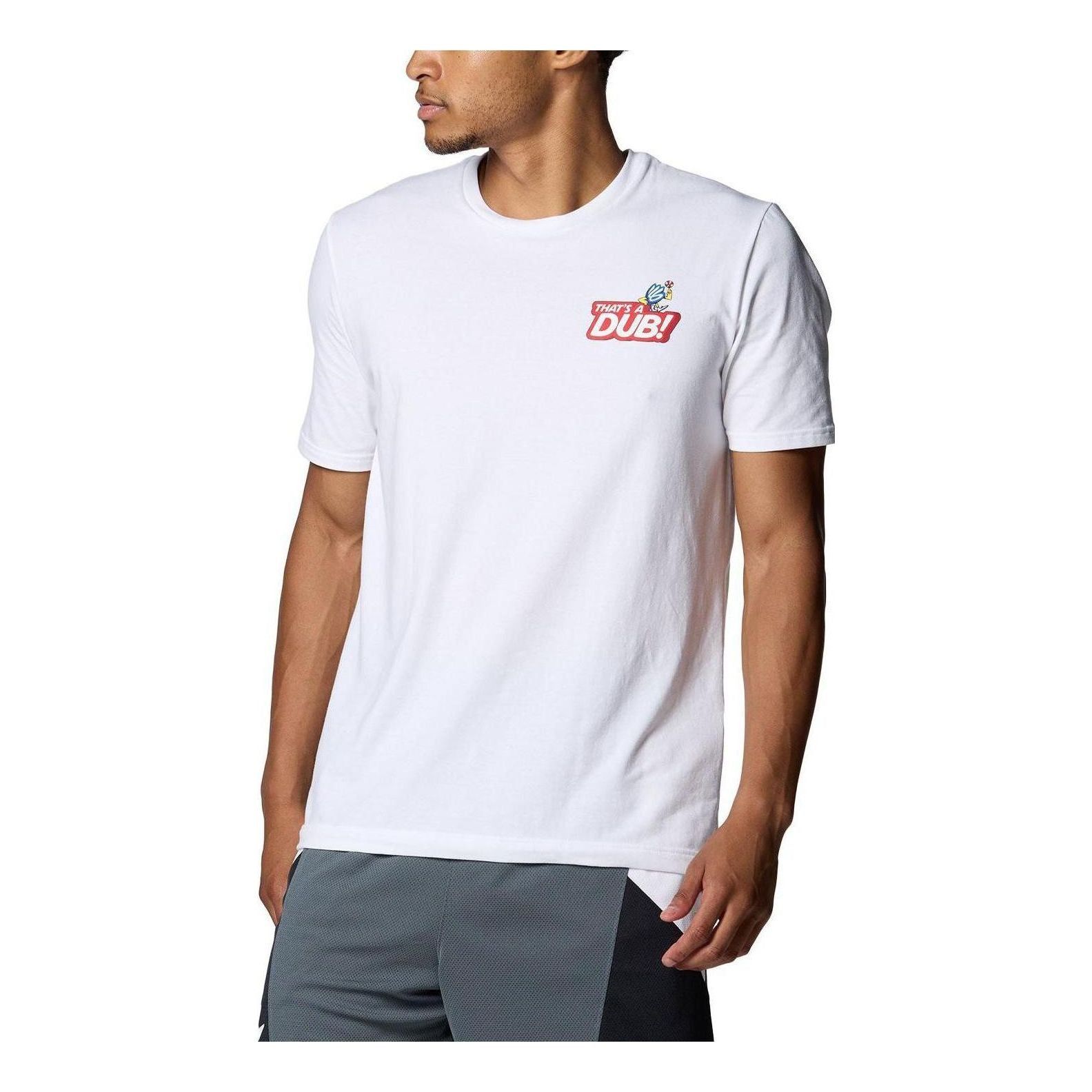 Under Armour Curry Dub Goat Basketball T-shirt 'White' 1379857-100 sold by KicksCrew