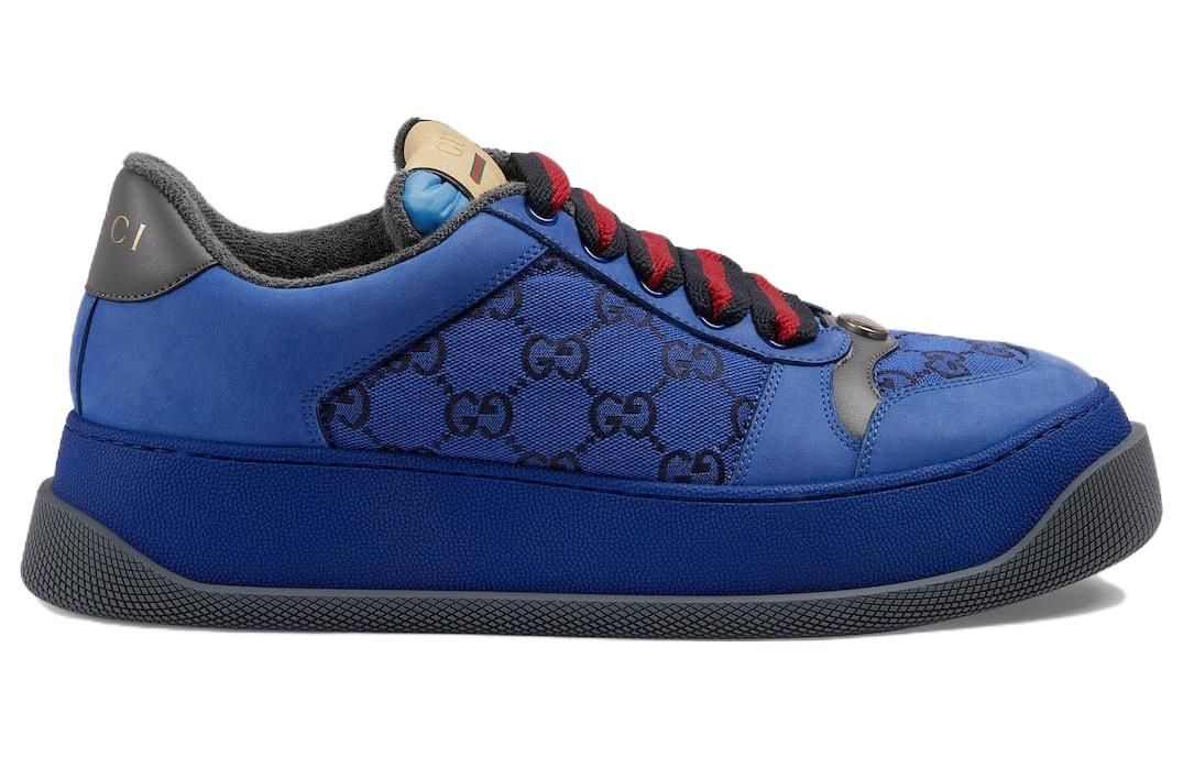 GUCCI Screener GG Sneakers 'Blue Red' 750048-FAB4C-4246 sold by KicksCrew product image thumbnail 2