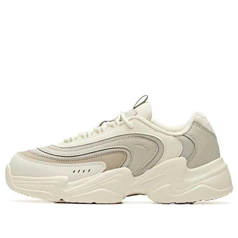 (WMNS) ANTA Life Series Sneakers 'White Grey' 121948823R-3 sold by KicksCrew