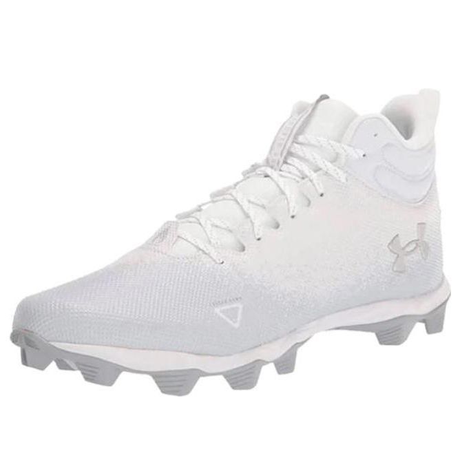 Under Armour Spotlight Franchise RM 2.0 Cleats 'White Grey' 3025083100 sold by KicksCrew product image thumbnail 2