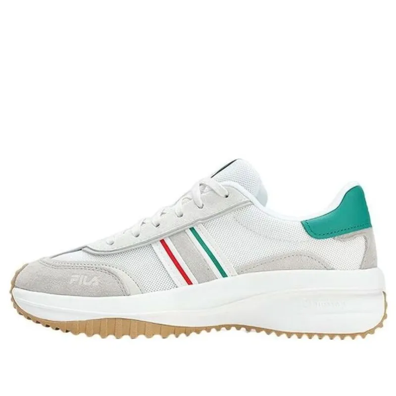 (WMNS) FILA Athletics Shoes 'White Grey Green' F12W322103FWM sold by KicksCrew