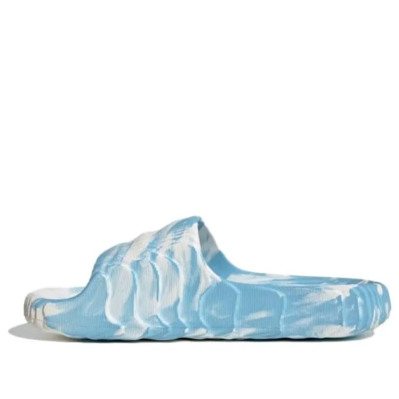 adidas Adilette 22 Slides 'Clear Blue White' ID7807 sold by KicksCrew