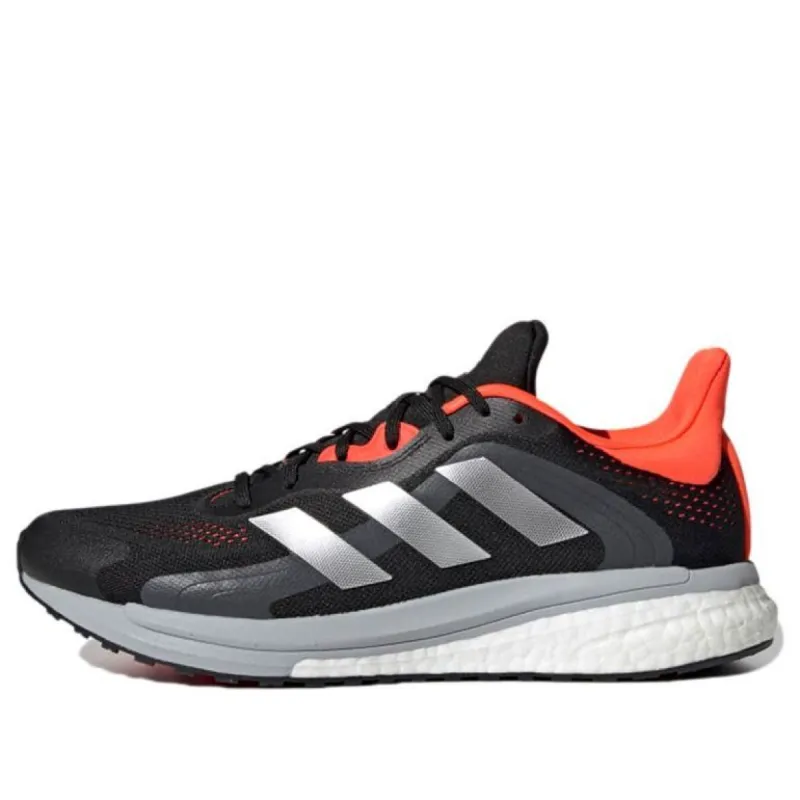 adidas SolarGlide 4 ST 'Black Solar Red' FY4108 sold by KicksCrew