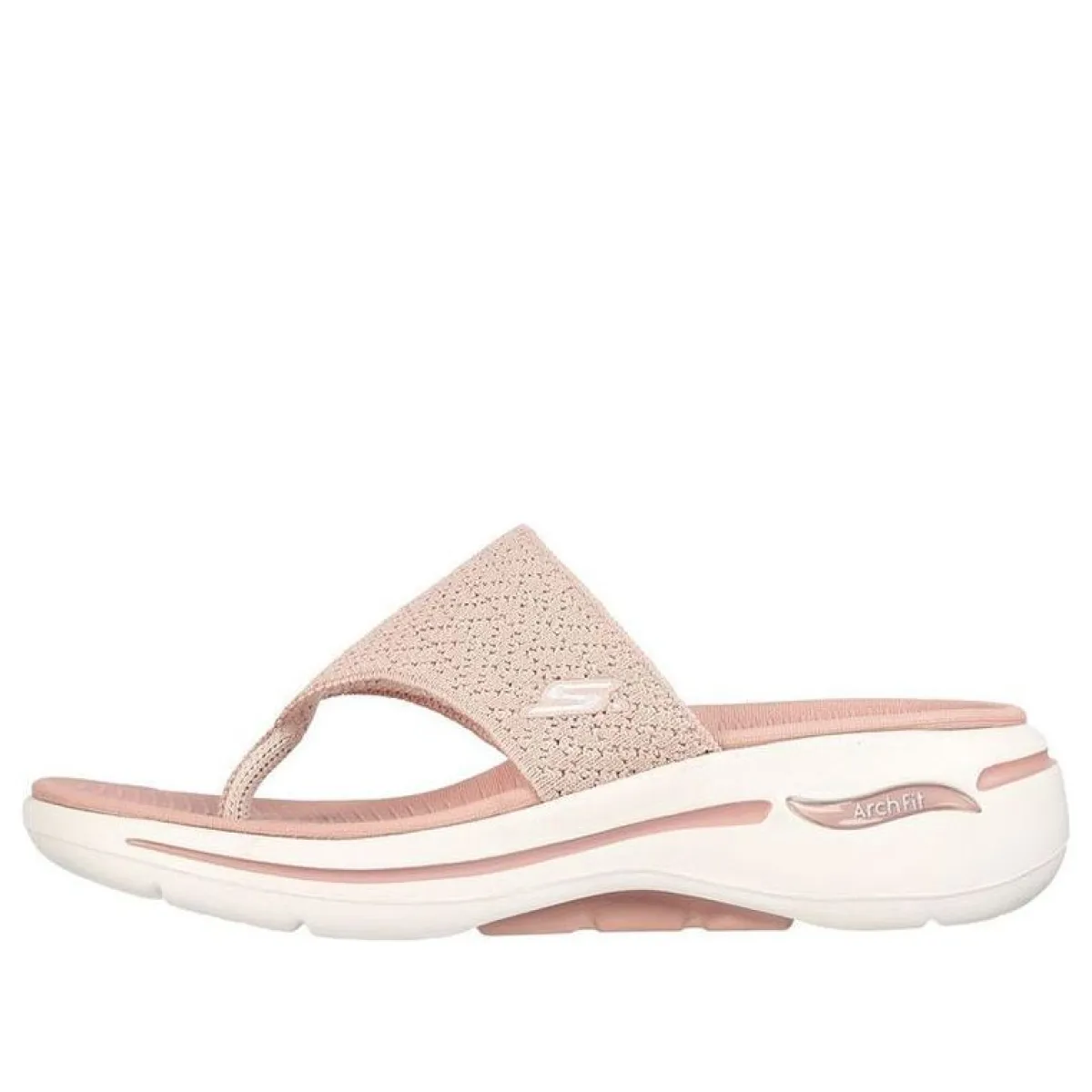 ★YOU★ WMNS) Skechers Go Walk Arch Fit Sandal 'Mauve' 140221-MVE | Parallel