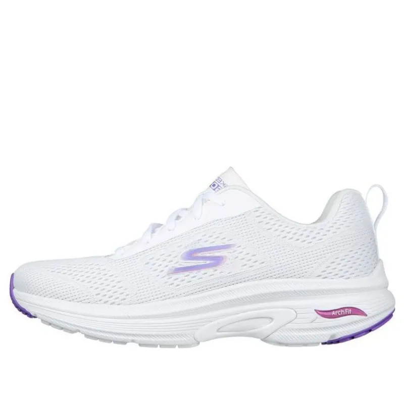 (WMNS) Skechers Go Run Arch Fit 'White Purple' 128953-WPR sold by KicksCrew