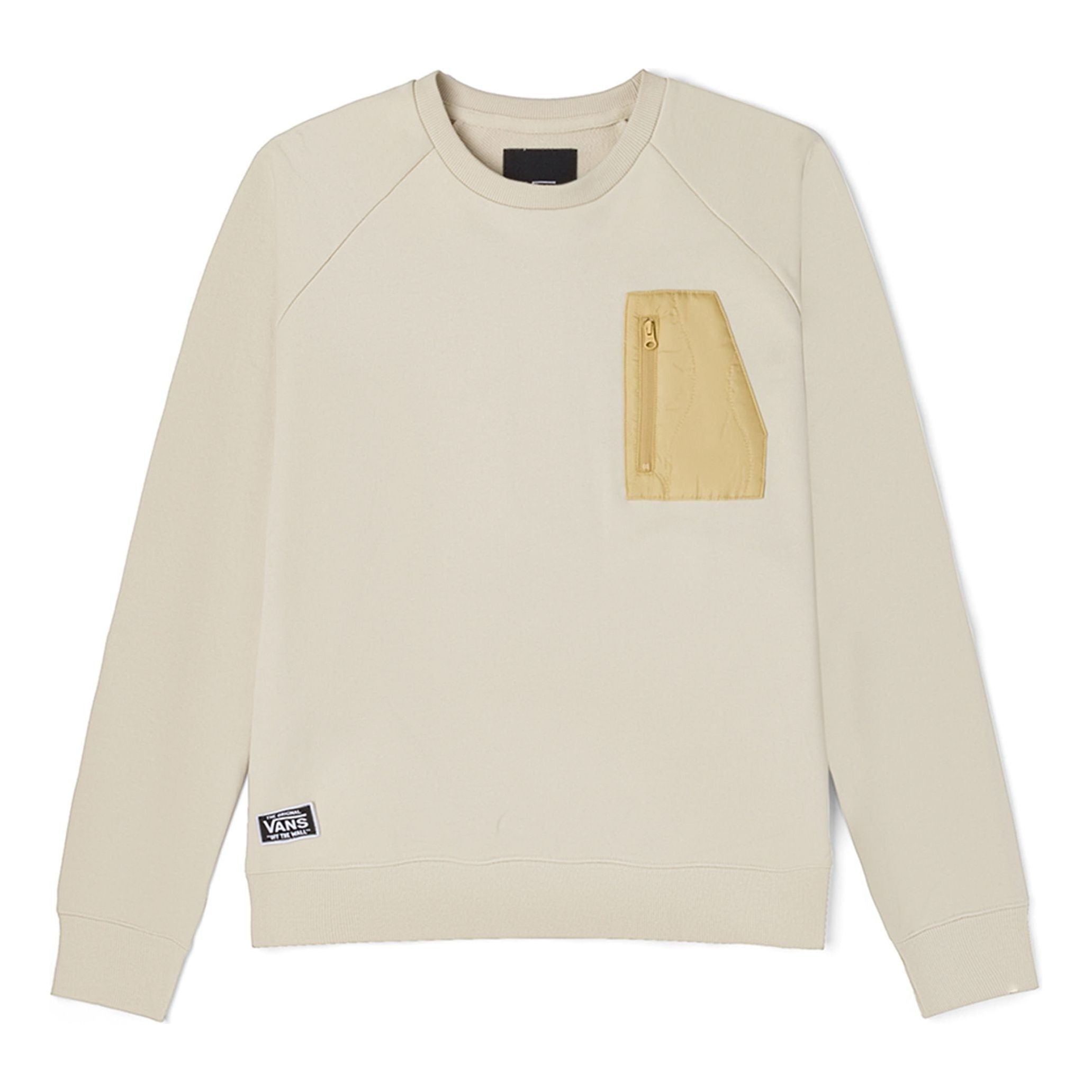 Vans Casual Sport Pullover Sweatshirt 'Beige Orange' VN0009162N1 sold by KicksCrew