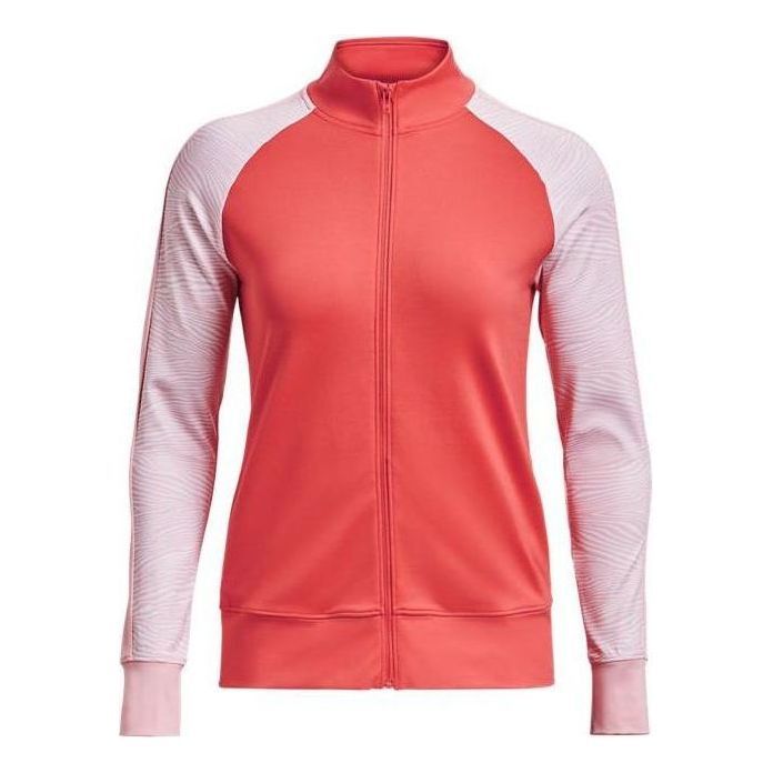(WMNS) Under Armour Storm Midlayer Full Zip Jacket 'Pink Orange' 1377331-690 sold by KicksCrew