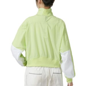 (WMNS) Adidas RCO Woven Jackets 'Green White' IP7101 sold by KicksCrew
