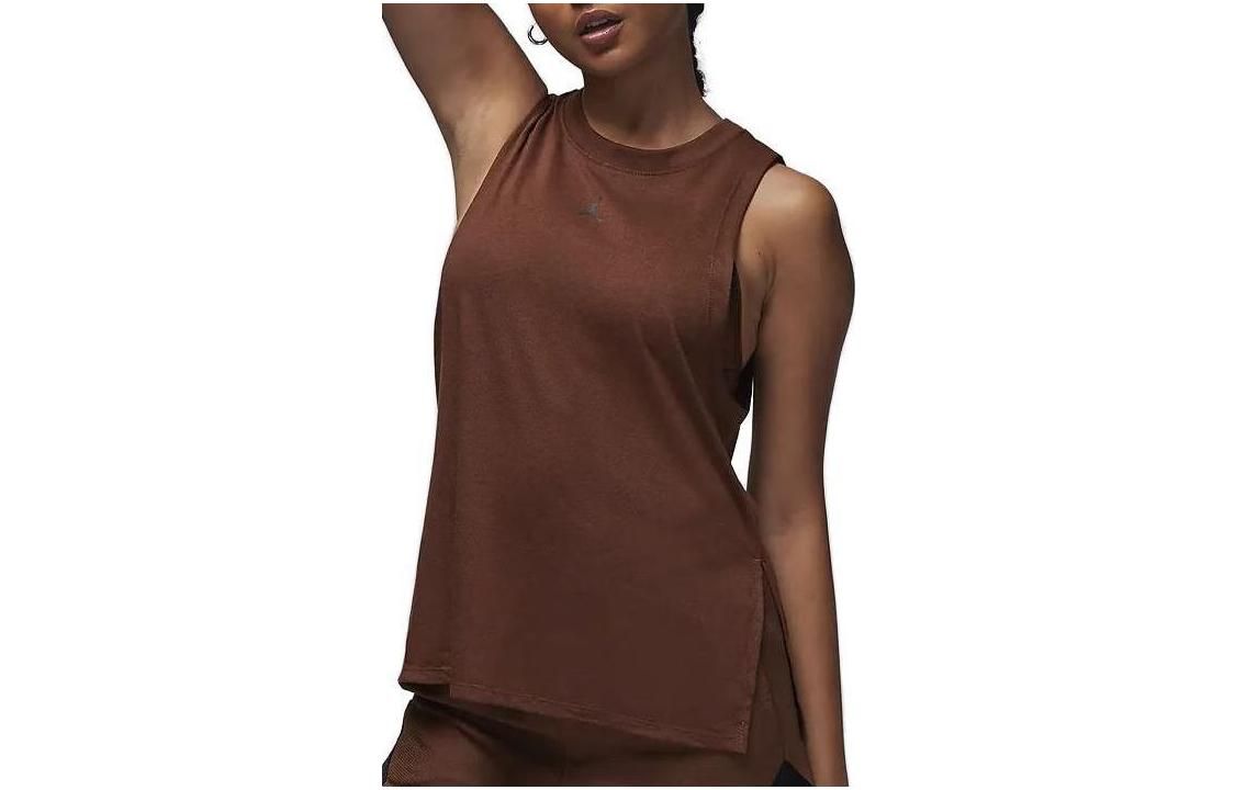 (WMNS) Air Jordan Sport Diamond Tank Top 'Brown' FB4629-259 sold by KicksCrew product image thumbnail 2