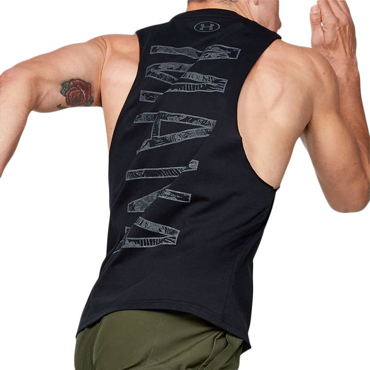 Under Armour Project Rock Mana Tank Top 'Black' 1351589-001 sold by KicksCrew product image thumbnail 5