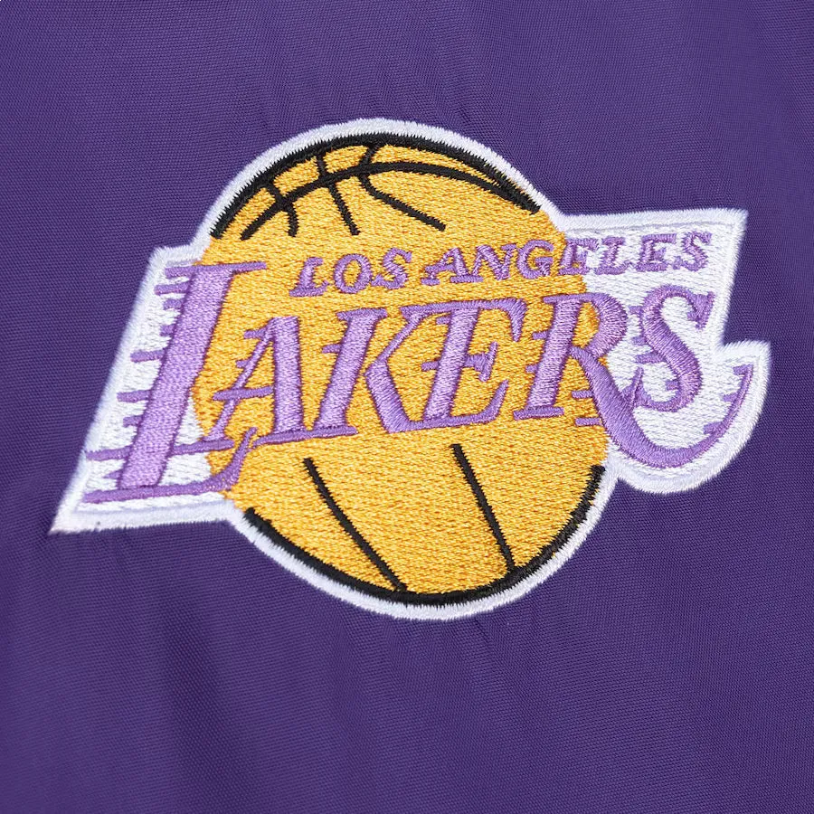 Mitchell & Ness x NBA Los Angeles Lakers Big Face 5.0 Full-Snap Jacket 'Purple' OJBF4349-LALPURP sold by KicksCrew