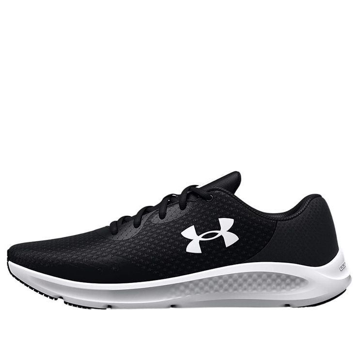 Under Armour Charged Pursuit 3 4E Wide 'Black White' 3025801-001 sold by KicksCrew
